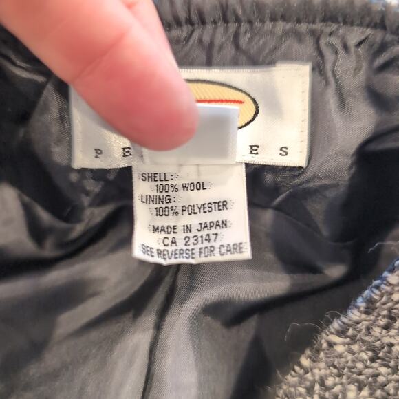 Talbots Vintage Black White Tweed Wool Pants Size 4 Petite - Picture 9 of 10